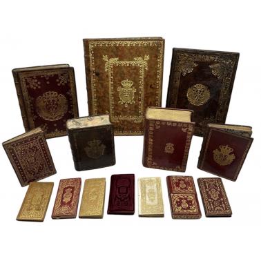 volumes antigos guardados durante gerações