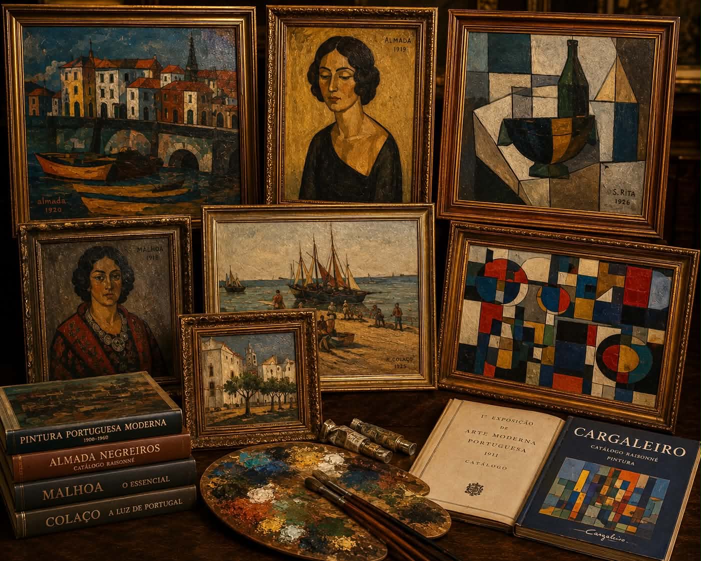 peças decorativas antigas guardadas durante décadas
