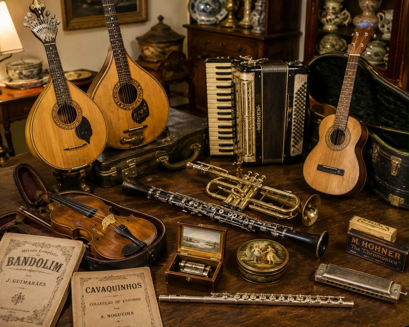 Instrumentos Musicais Antigos