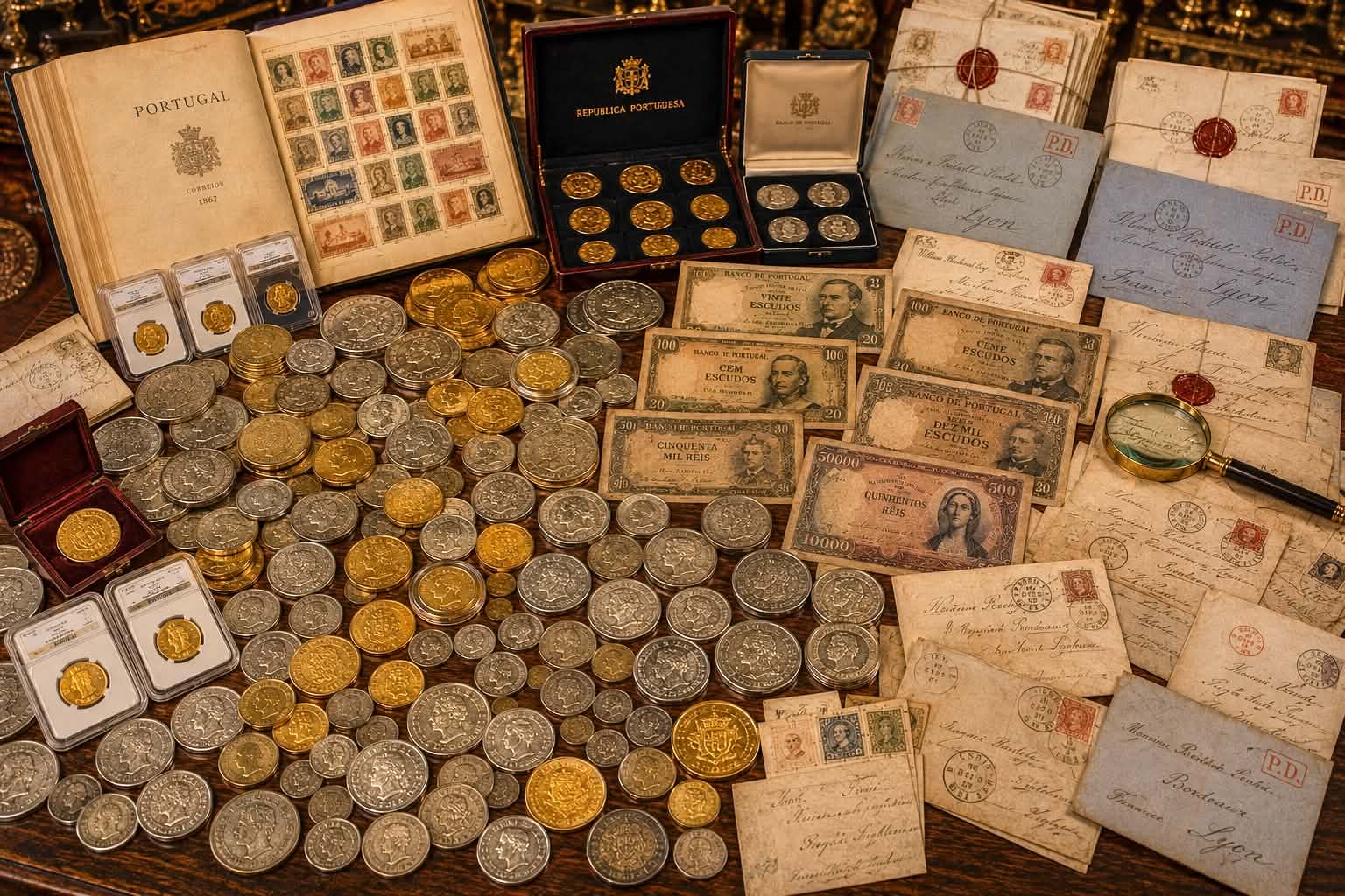 Numismática e Filatelia