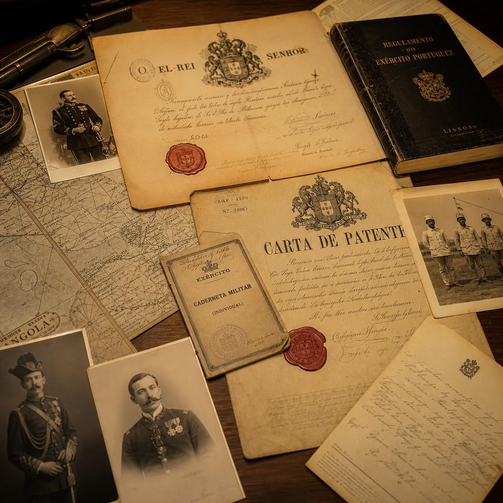 Documentos e Fotografias Militares — militaria antiga comprada pela Casa Visconde